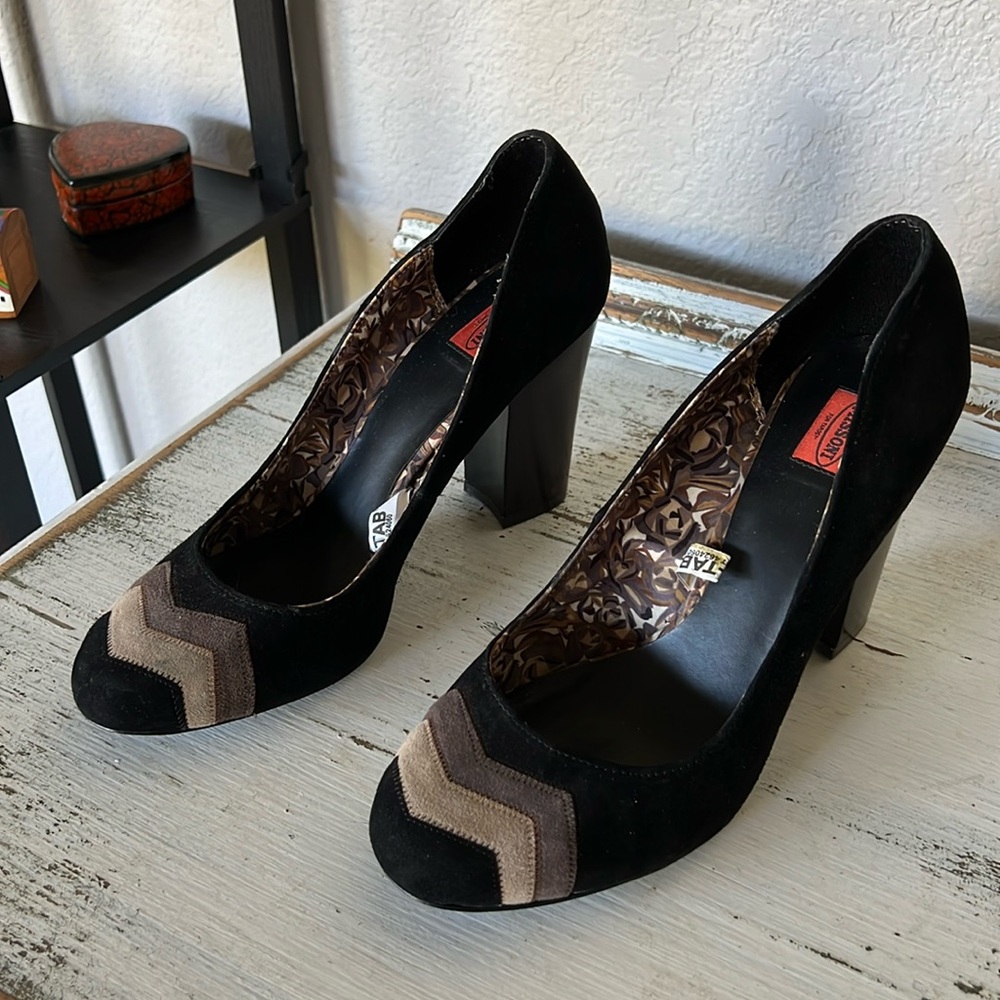Missoni for Target suede pumps